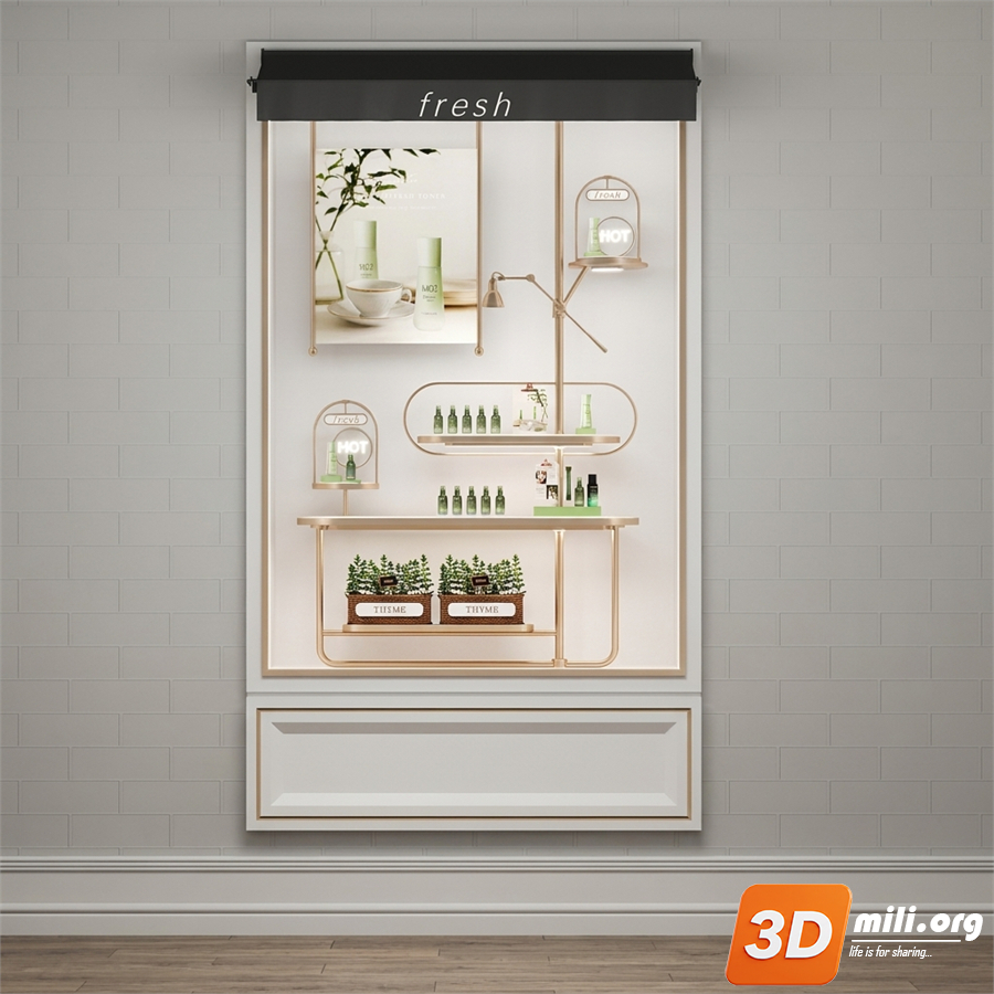 Cosmetic Store Skp Files 